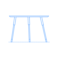 Furniture Side Tables End Tables Ikea Lovbacken Side Table Svg Line Art, Free Vectors File
